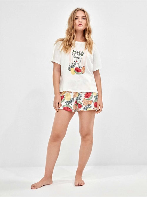 Gedrukte pyjama frida collectie - Kiabi