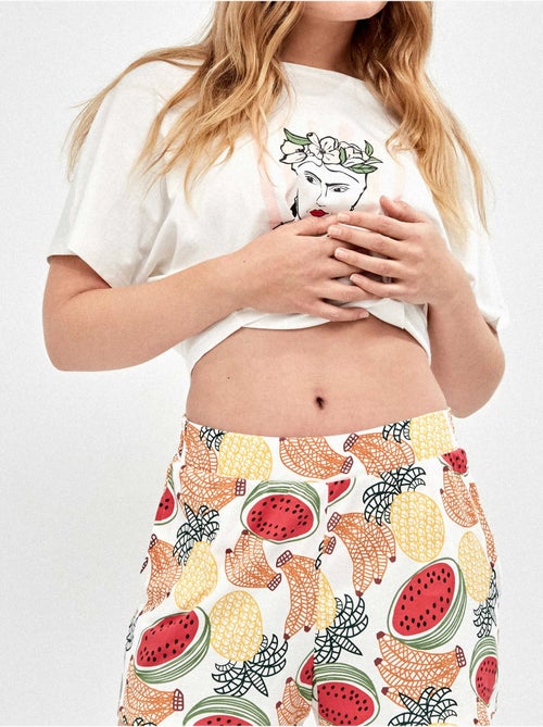 Gedrukte pyjama frida collectie - Kiabi
