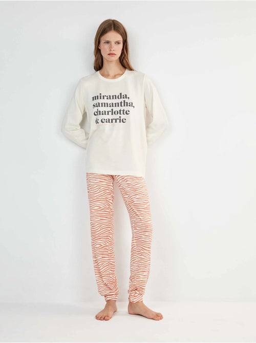 Gedrukte sex and the city pyjama - Kiabi Gedrukte sex and the city pyjama - Kiabi