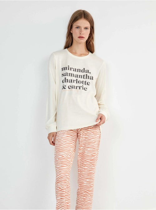Gedrukte sex and the city pyjama - Kiabi Gedrukte sex and the city pyjama - Kiabi