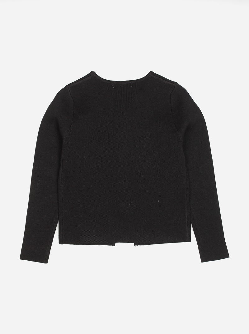 Gegaufreerd, geweven vest - Kids Star Zwart - Kiabi