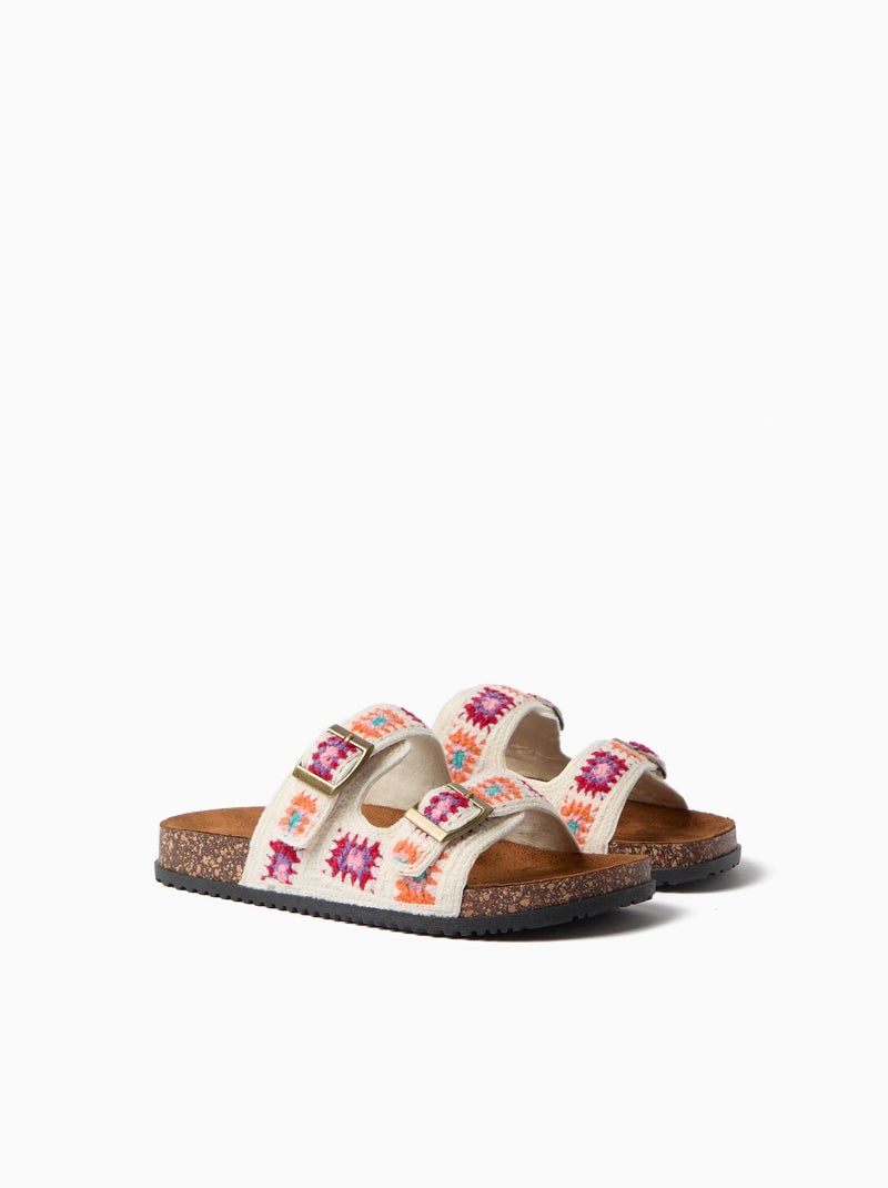 Gehaakte sandalen, MO Fashion Multicolor - Kiabi