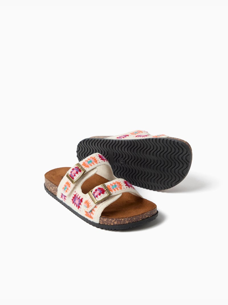 Gehaakte sandalen, MO Fashion Multicolor - Kiabi