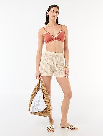 Gehaakte strandshort