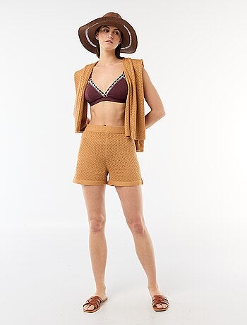 Gehaakte strandshort