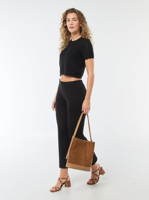 Gehaakte trui met korte mouwen - Kiabi