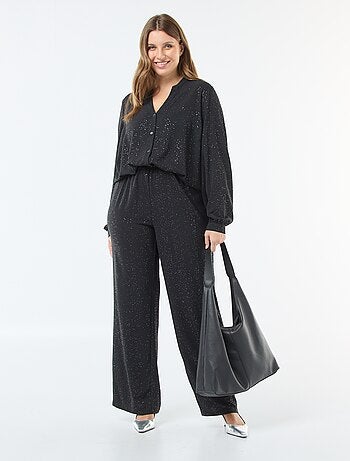 Geïriseerde broek 'Only Carmakoma'