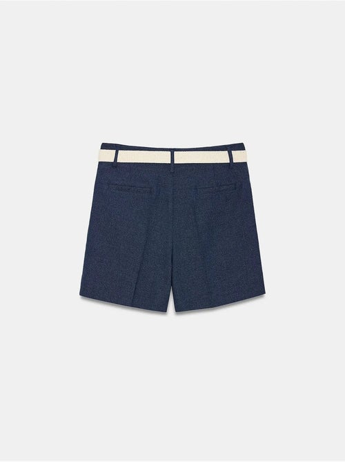 Geklede short met hoge taille en ceintuur dilvin - Kiabi Geklede short met hoge taille en ceintuur dilvin - Kiabi