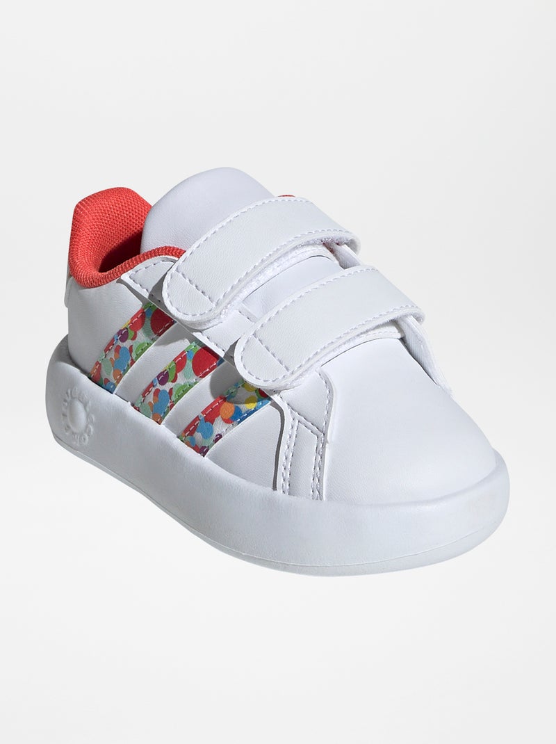Gekleurde sneakers 'adidas' 'Grand Court' wit - Kiabi