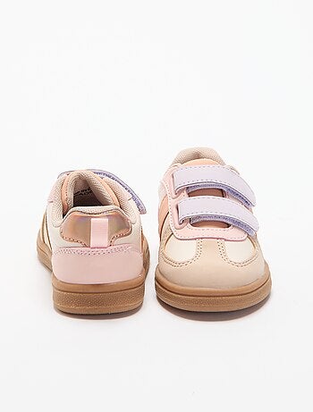 Gekleurde sneakers met klittenband