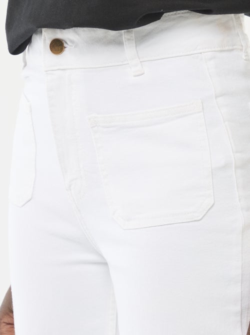 Gekleurde wide leg broek - Kiabi Gekleurde wide leg broek - Kiabi