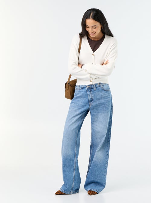 Geknoopt cropped gilet - Kiabi Geknoopt cropped gilet - Kiabi