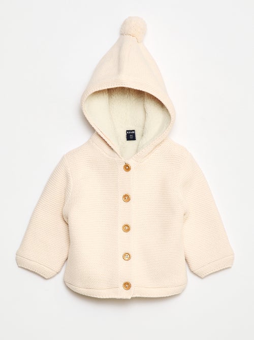 Geknoopt warm vestje van katoen - Kiabi