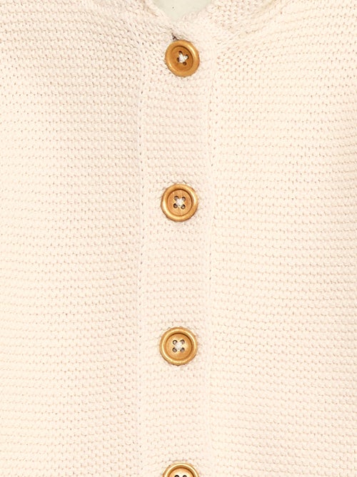 Geknoopt warm vestje van katoen - Kiabi