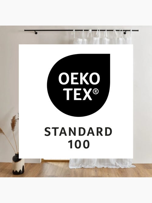 Geknoopt zeefgordijn met jute bekleding en afwerking - Kiabi Geknoopt zeefgordijn met jute bekleding en afwerking - Kiabi