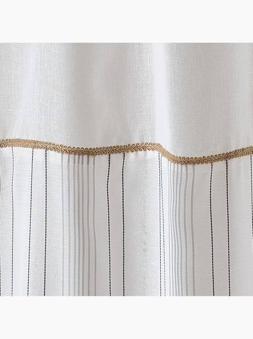 Geknoopt zeefgordijn met jute bekleding en afwerking - Kiabi Geknoopt zeefgordijn met jute bekleding en afwerking - Kiabi