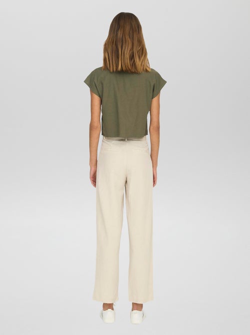 Geknoopte top met V-hals 'JDY' - Kiabi