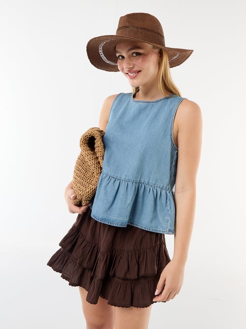 Gelaagde rok met volants - Kiabi