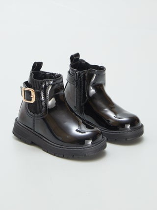 Gelakte Chelsea boots