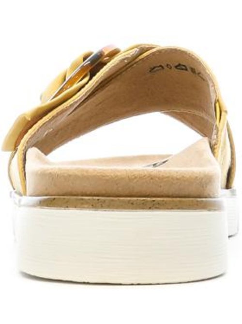 Gele dames sandalen relife helene - Kiabi