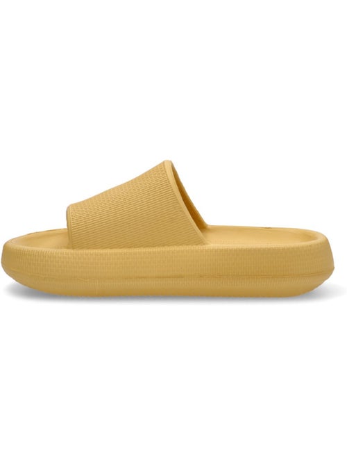 Gele XTI Slippers voor Dames - Comfortabele Zomer Sandalen 44489 - Kiabi