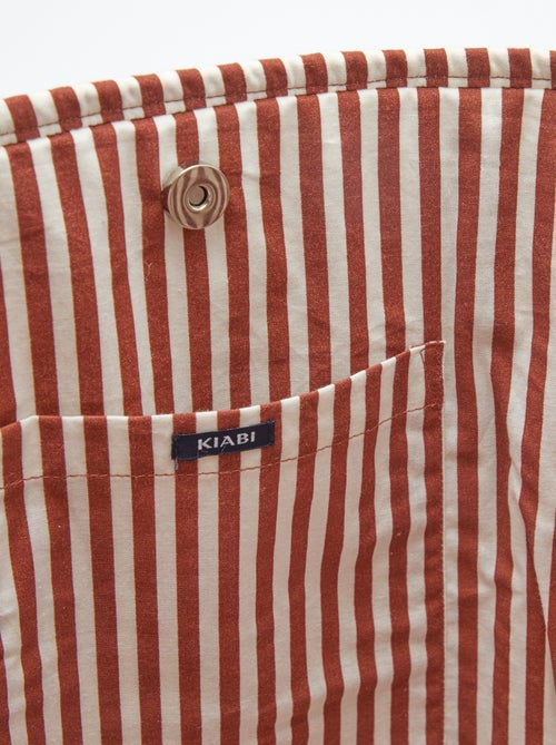 Gematelasseerde shopper met Indiaas motief - Kiabi