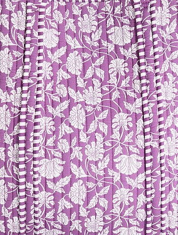 Gematelasseerde shopper met Indiaas motief