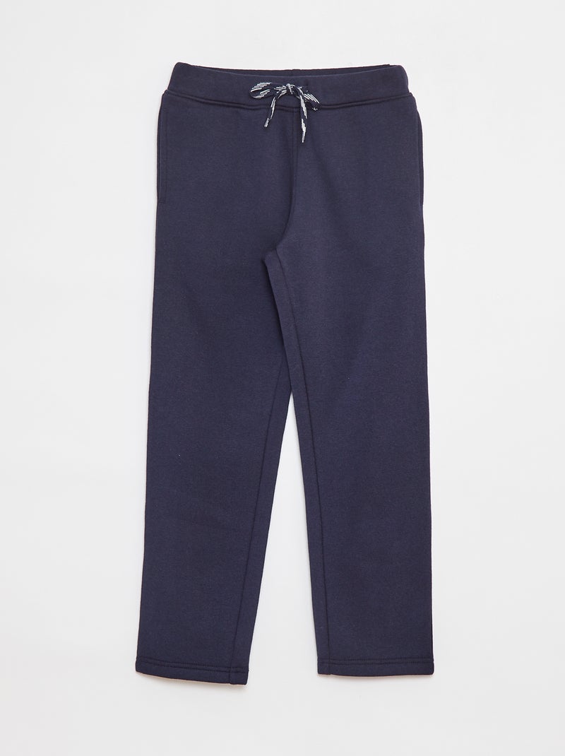 Gemêleerde joggingbroek met verstelbare tailleband Blauw - Kiabi