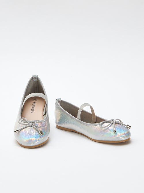 Gemetalliseerde ballerina's - Kiabi