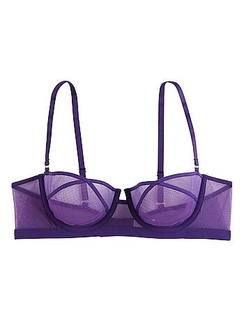 Genny beha balconette paars