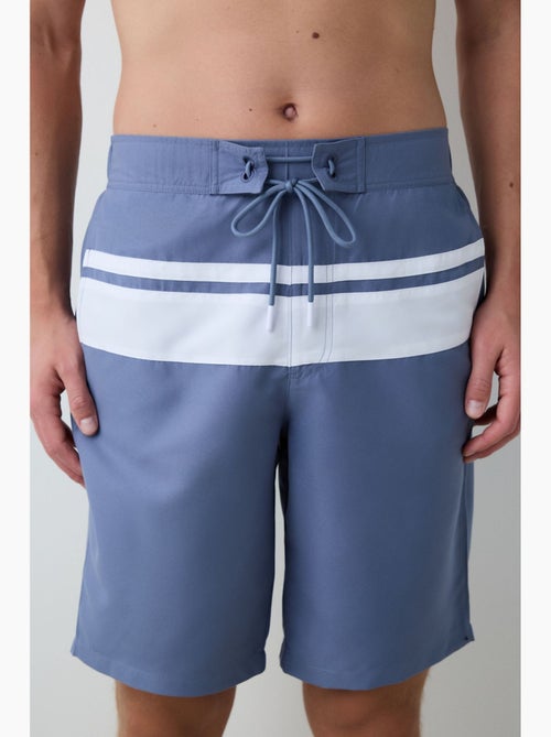 Gentleman gestreepte lange zwemshort penti - Kiabi
