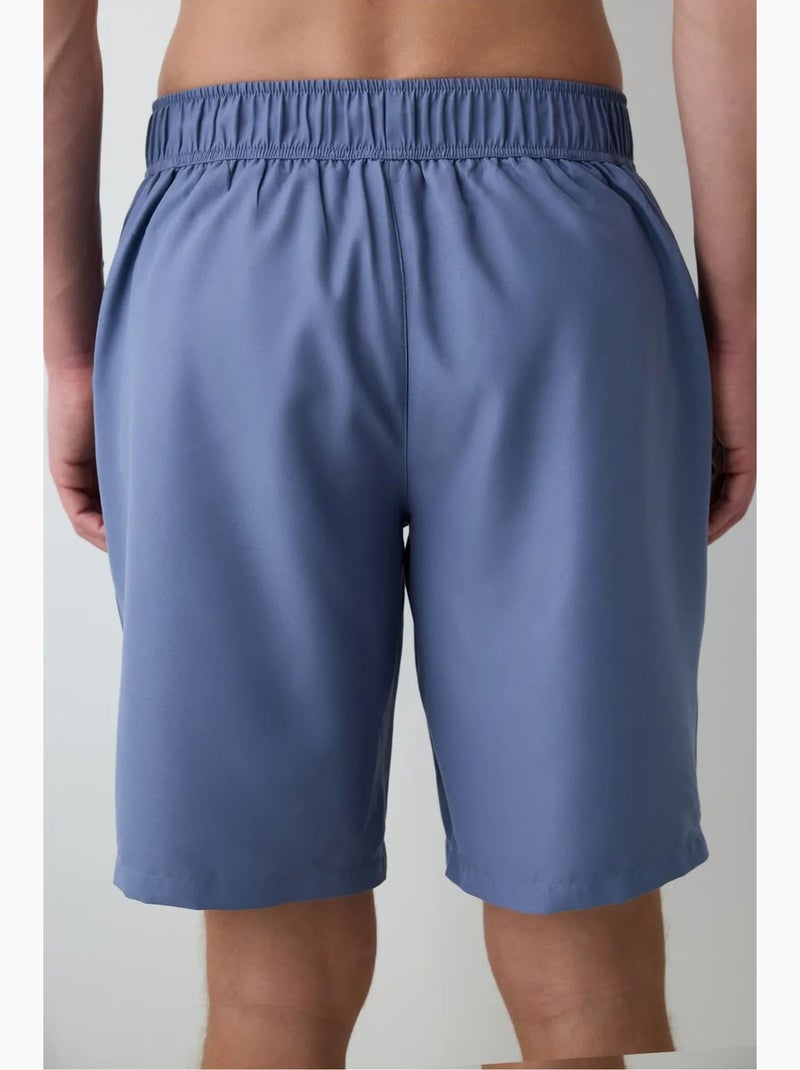 Gentleman gestreepte lange zwemshort penti Blauw Wit - Kiabi