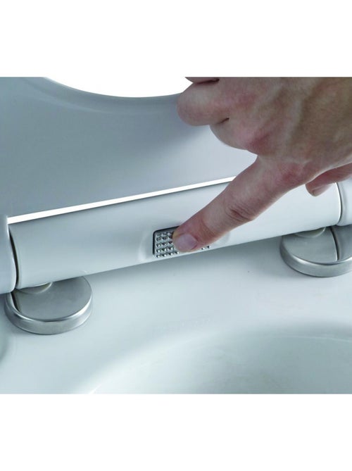 Geometrische thermohardende toiletbril - Kiabi