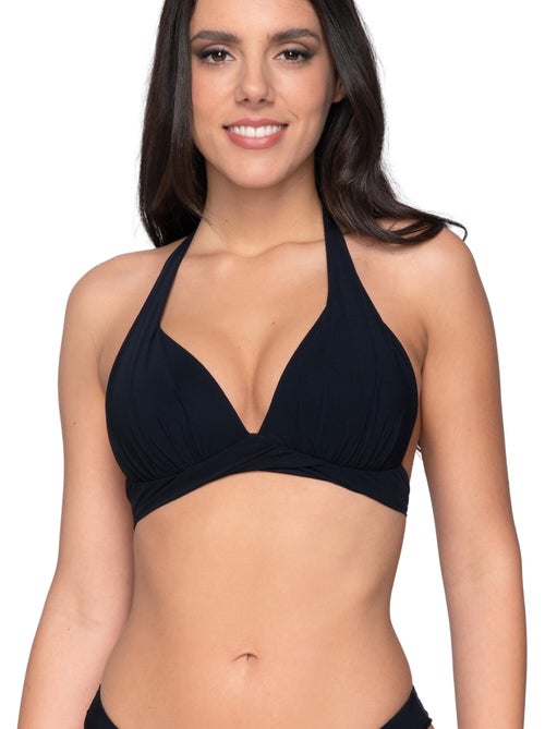 Geplooid driehoekig bikinitopje blue sense - Kiabi Geplooid driehoekig bikinitopje blue sense - Kiabi