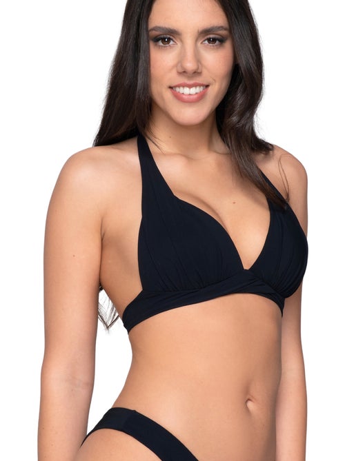 Geplooid driehoekig bikinitopje blue sense - Kiabi Geplooid driehoekig bikinitopje blue sense - Kiabi