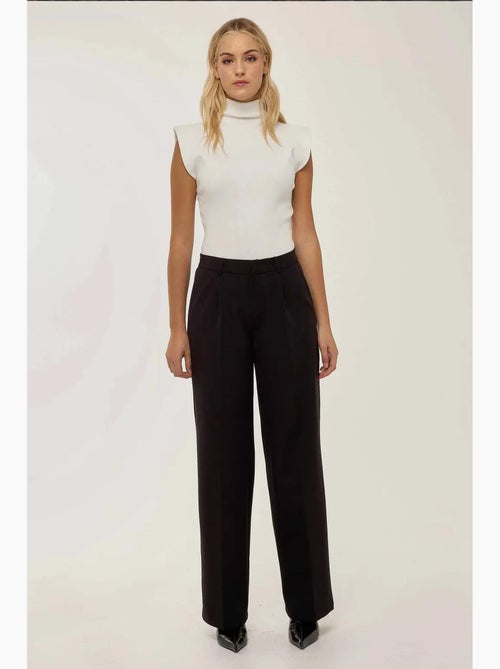 Geplooide rechte broek hiccup - Kiabi