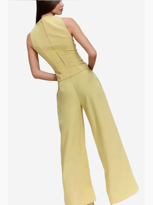 Geplooide wijde lange broek hiccup - Kiabi