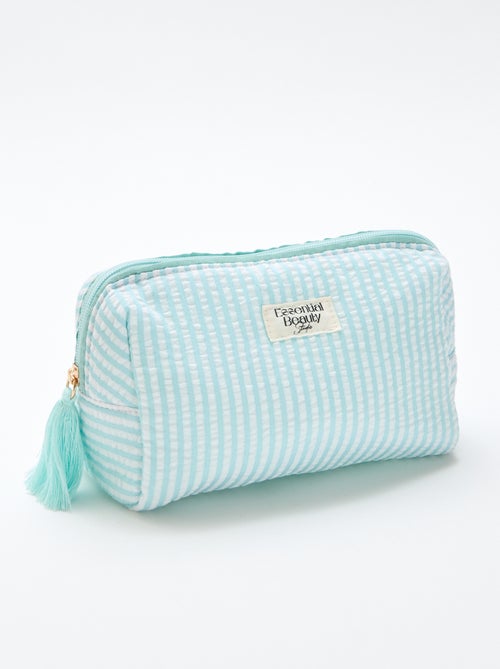 Geprint etui met ritssluiting - Kiabi