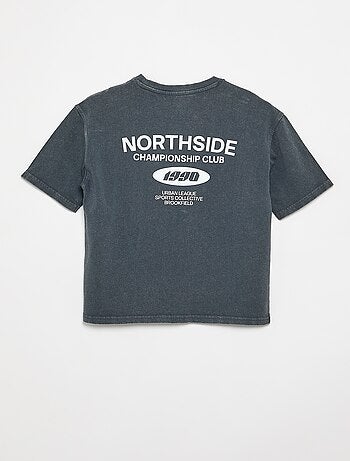 Geprint T-shirt met korte mouwen