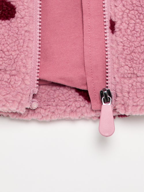Geprinte fleece - gemakkelijk aan te trekken collectie - Kiabi