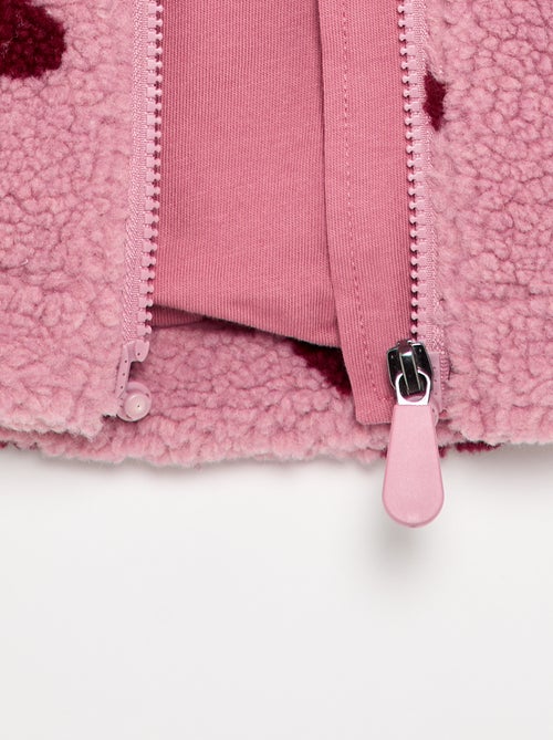 Geprinte fleece - gemakkelijk aan te trekken collectie - Kiabi