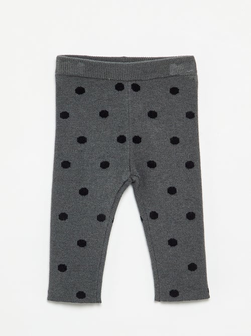 Geprinte legging van compact jerseytricot - Kiabi