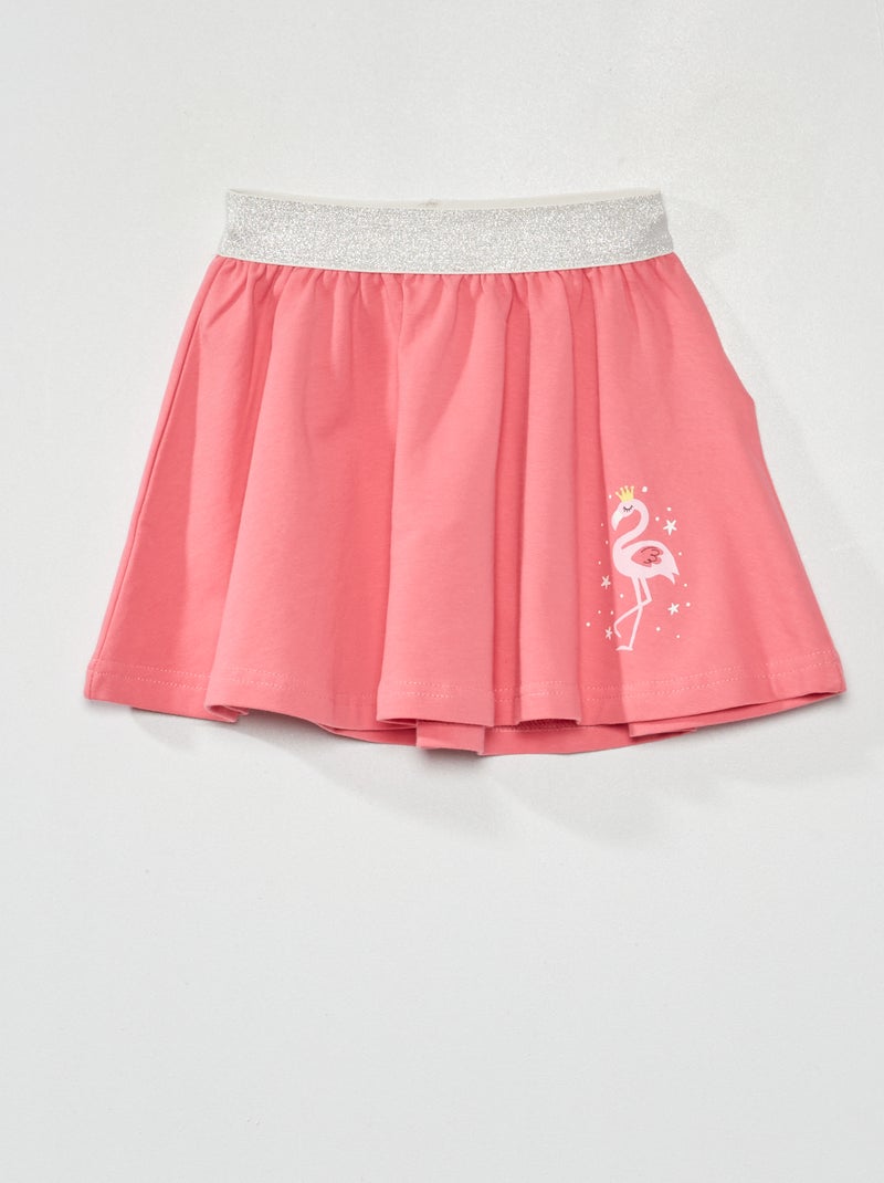 Gerende rok met glanzende tailleband ROSE - Kiabi