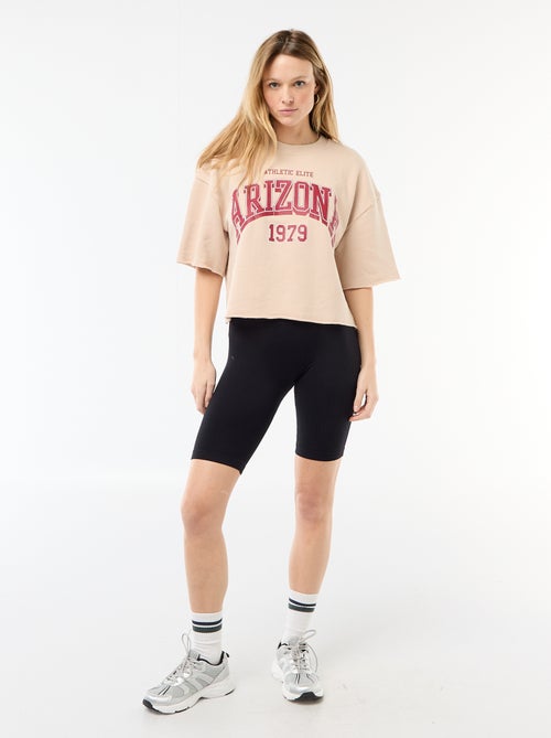 Geribbeld fietsbroekje - Kiabi