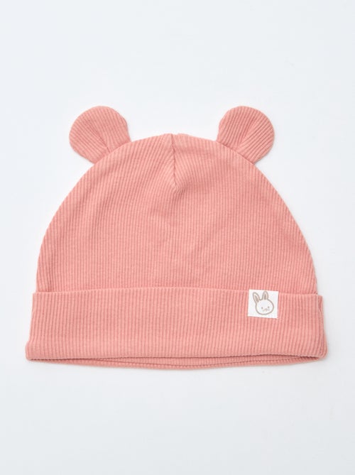 Geribbelde muts met fantasie-oortjes - Kiabi