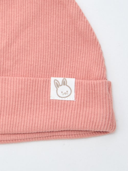 Geribbelde muts met fantasie-oortjes - Kiabi