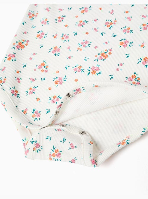 Geribd boxpakje met bloemenpatroon - Kiabi Geribd boxpakje met bloemenpatroon - Kiabi