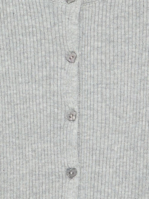 Geribd vest met lange mouwen - Kiabi Geribd vest met lange mouwen - Kiabi