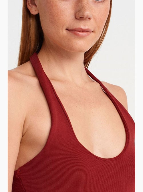 Geribde bodycon mini-jurk dilvin - Kiabi Geribde bodycon mini-jurk dilvin - Kiabi
