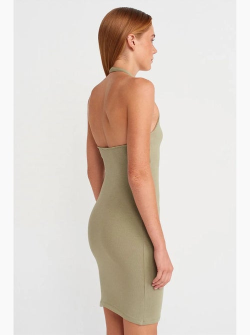 Geribde bodycon mini-jurk dilvin - Kiabi Geribde bodycon mini-jurk dilvin - Kiabi